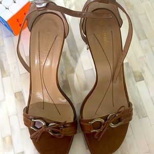 Kate Spade chestnut colored sandals